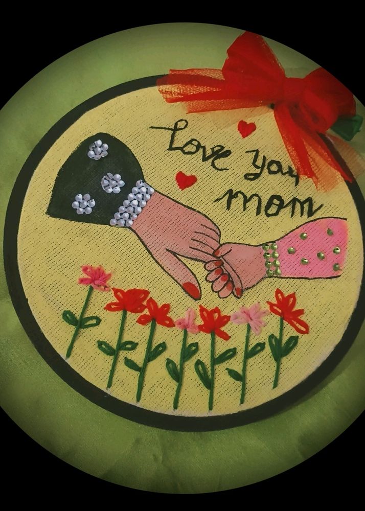 Handmade Embroidery Hoop Mother&#39;s Day Special