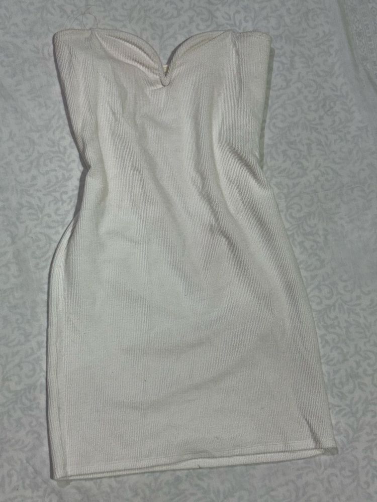 White Bodycon Mini Dress