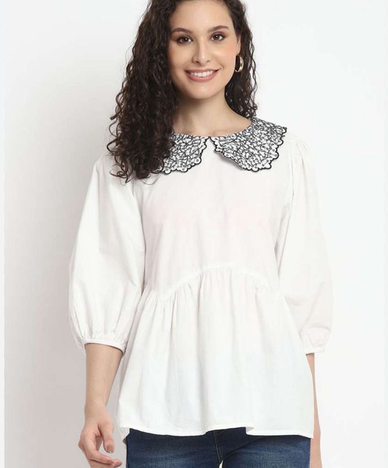 Korean White Top