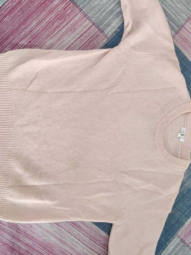 Light Pink Pullover Sweater