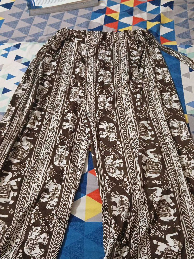 Elephant Print Bohemian Pants