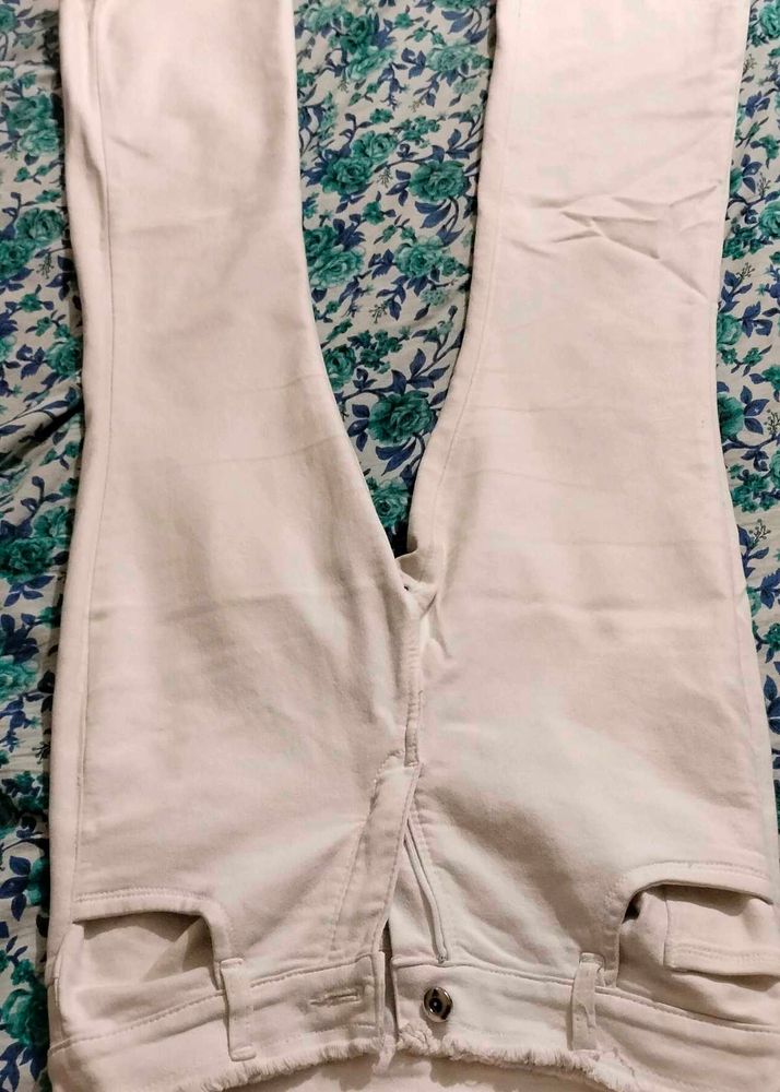 White Flare Jeans
