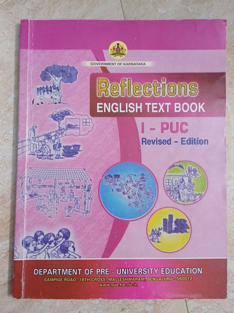 English 1st PUC text book