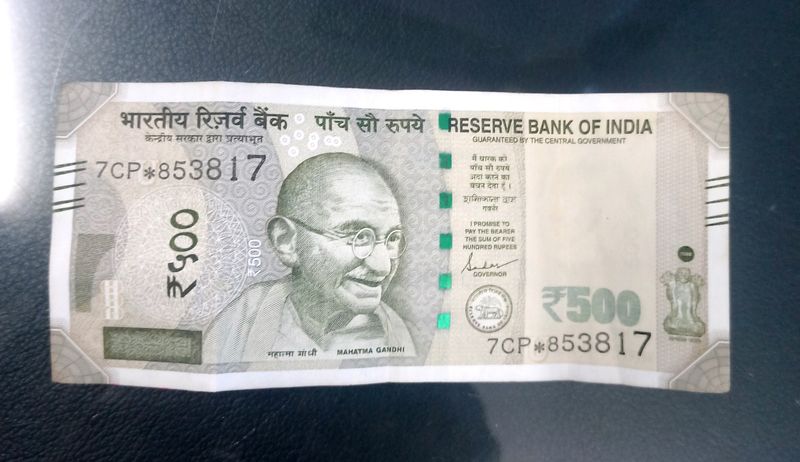 500rs Star ⭐ Sign Rare Note