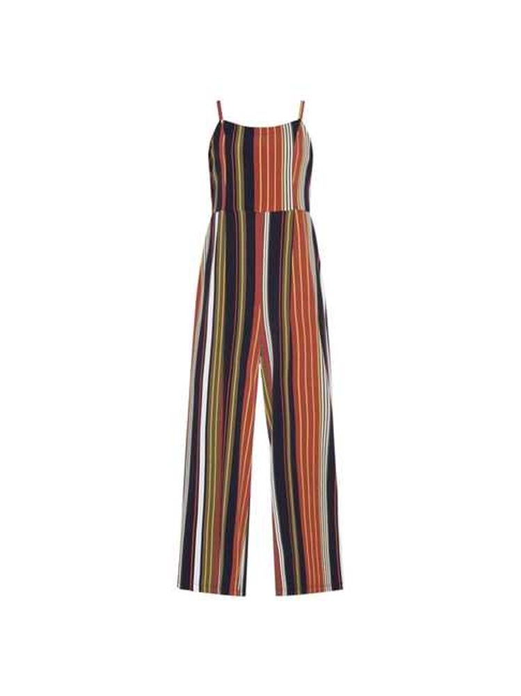 Multicolored Striped Jumpsuit