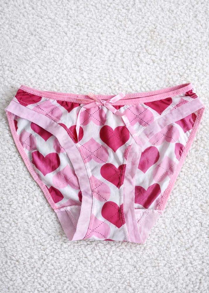 Heart Print Panties