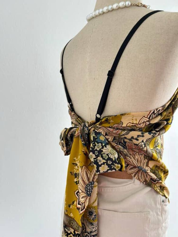 Yellow Bandana Top