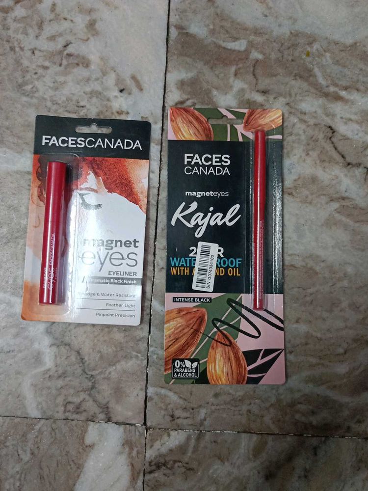 Faces Canada Kajal &amp; Eyeliner Pack Of 2