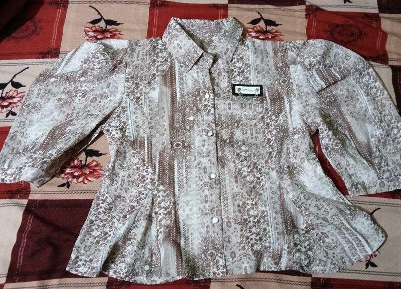 Vintage Patterned Top