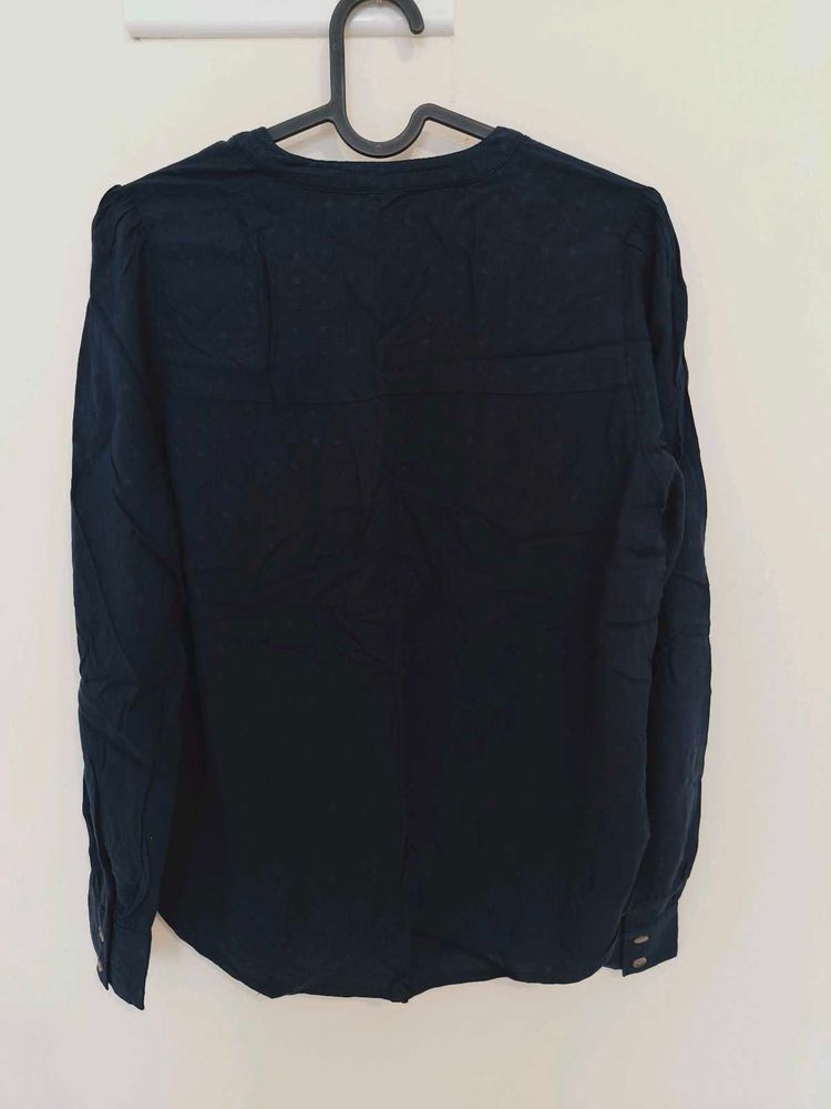 Marks And Spencer Blue Top