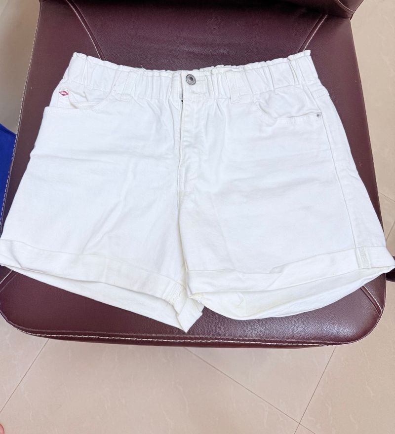 Lee Cooper Originals White Shorts