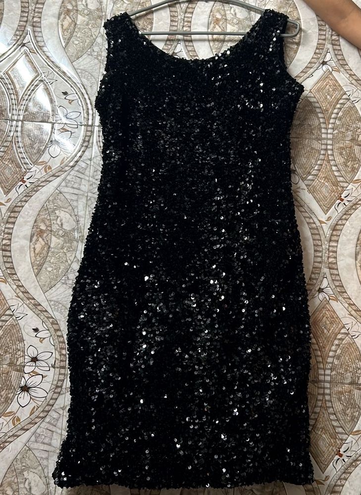 Black Sparkly Cocktail Dress