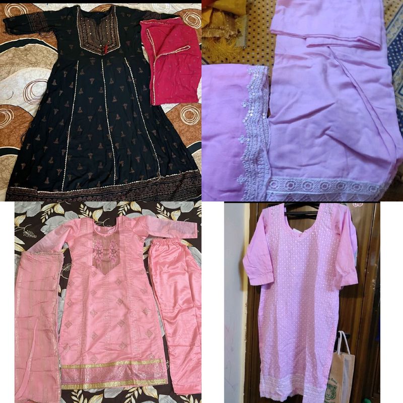 Blush Pink Salwar Kameez Suit Combo