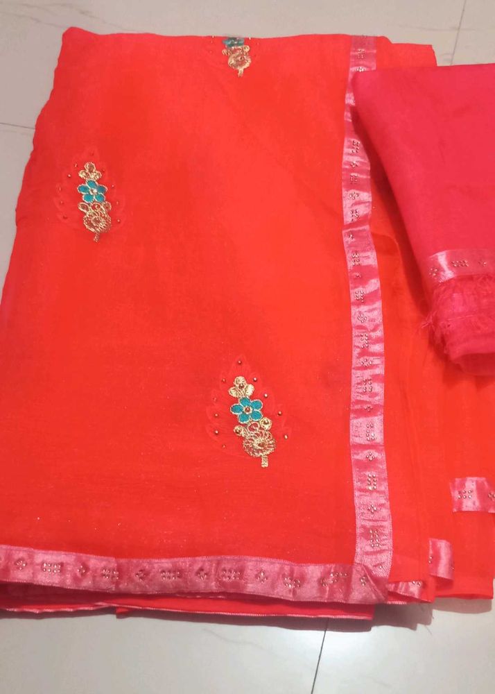 Oranges Saree