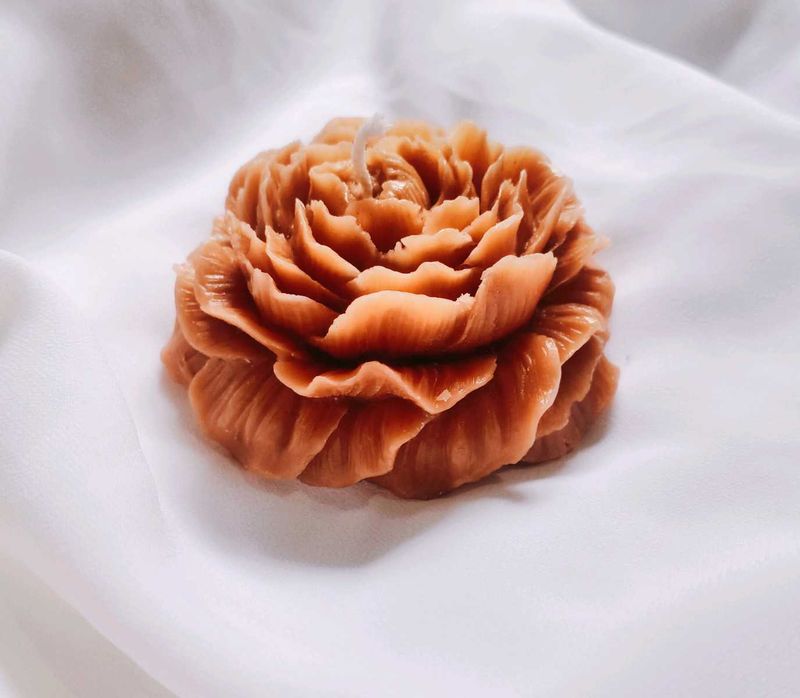 Peony Flower Candle