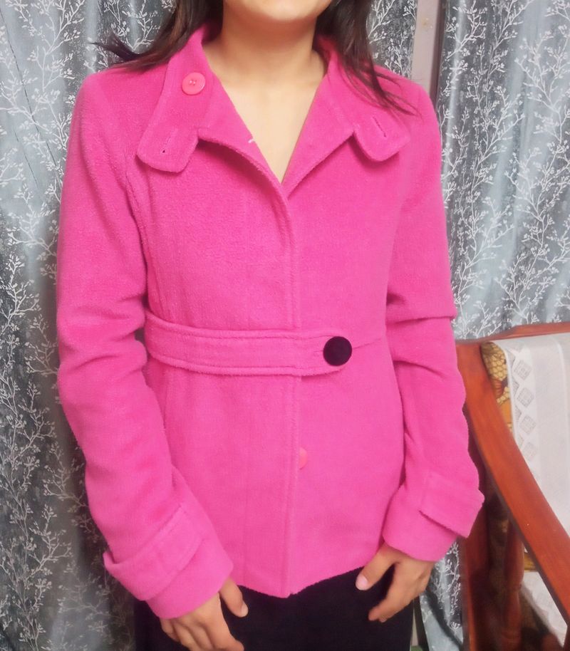 Women Rose Coat