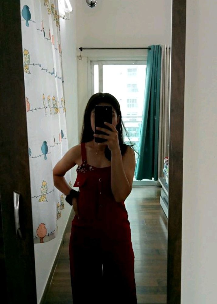 Jumpsuit With Adjustable Straps