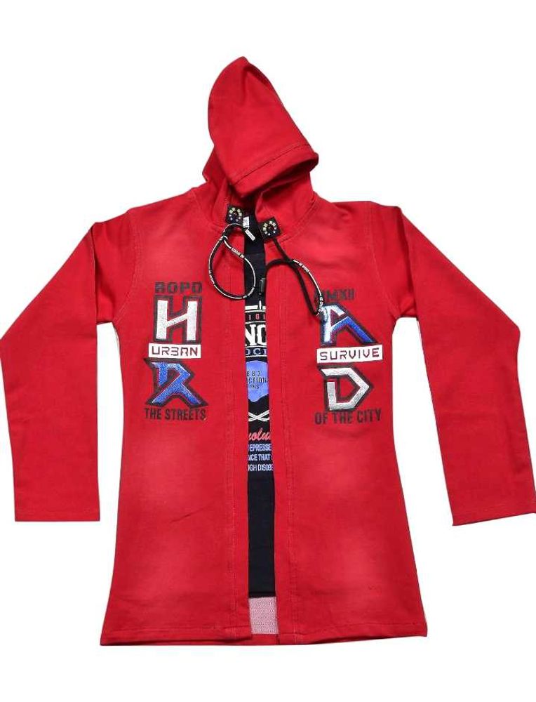 Red Hooded Jacket