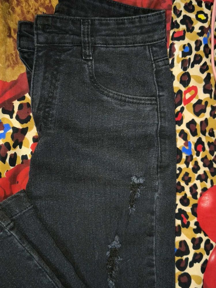 Black Denim Jeans