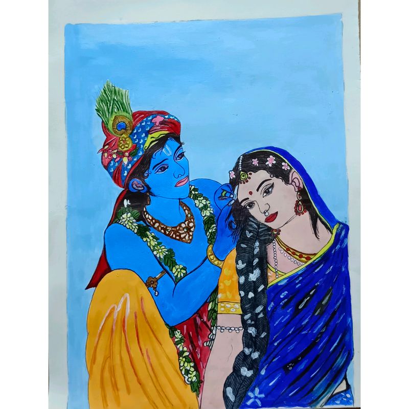 Krishn Radha Frame