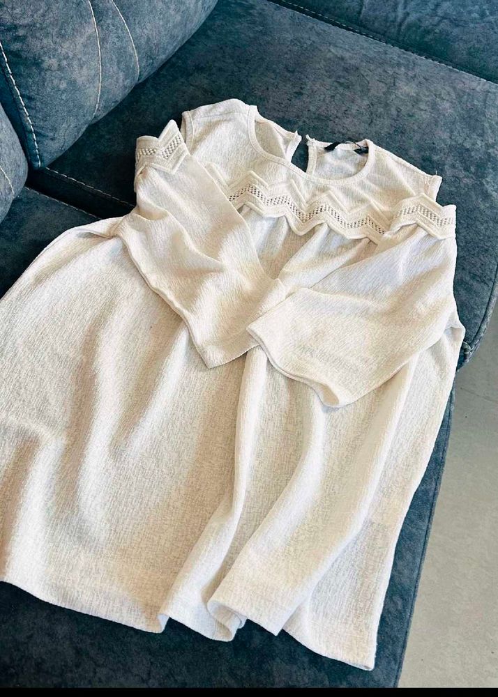 Elegant White Long Sleeve Top