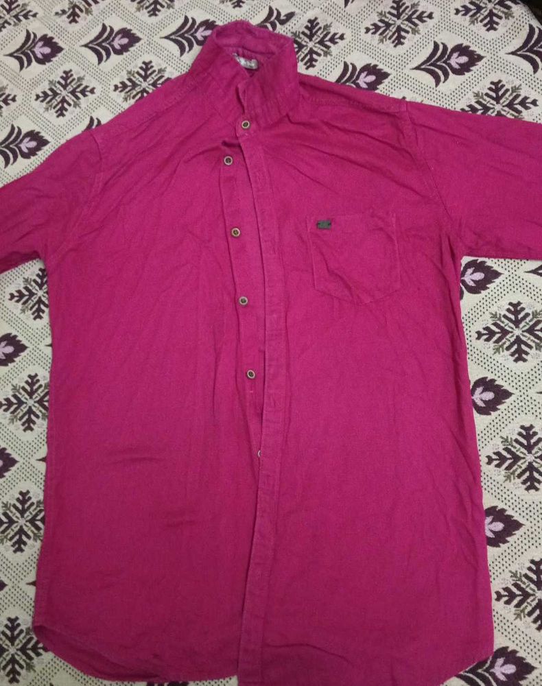 Pink Casual Shirt