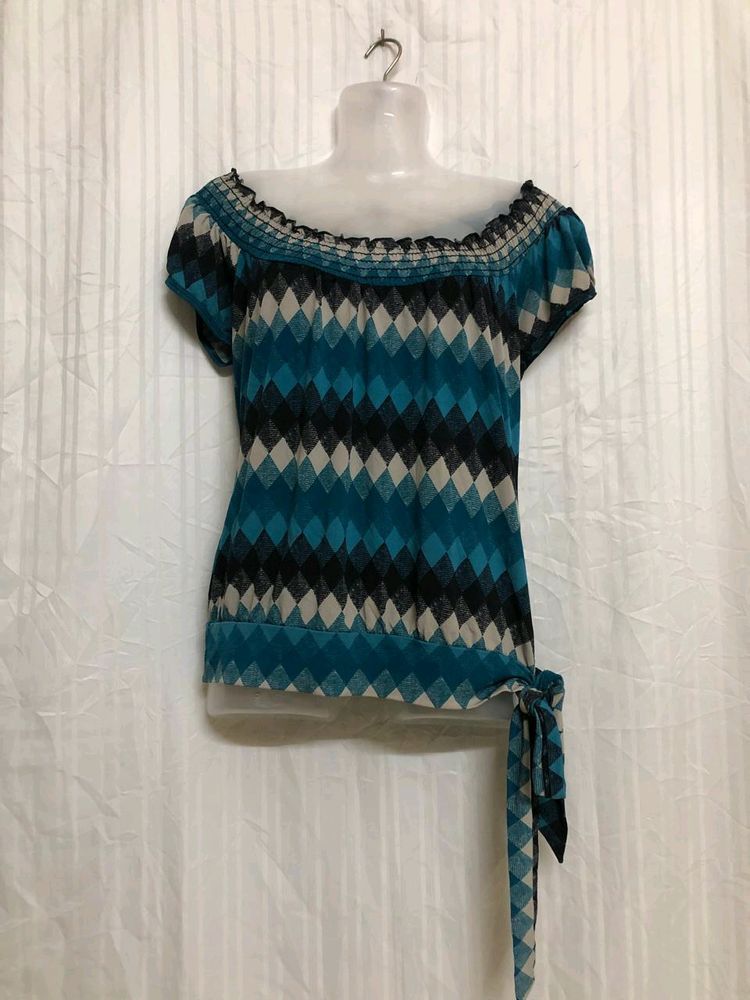 Heart Soul Blue Stylish Top