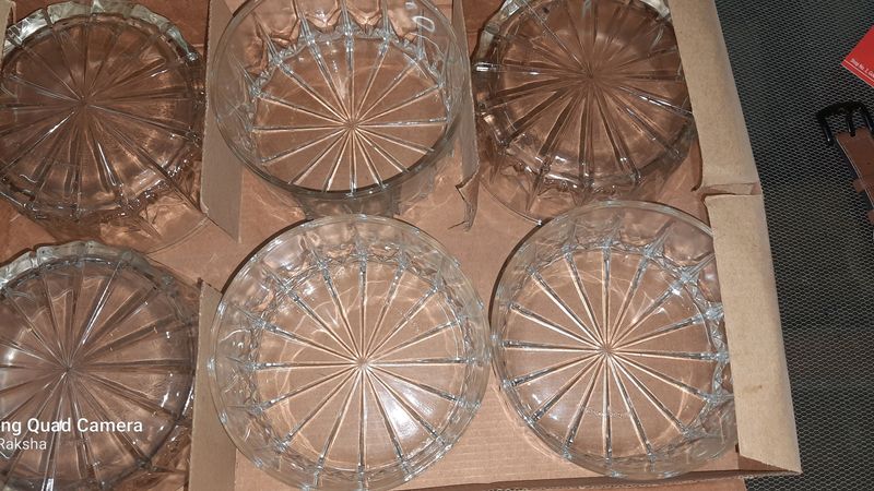 Set Of 6 Glass BOWLS