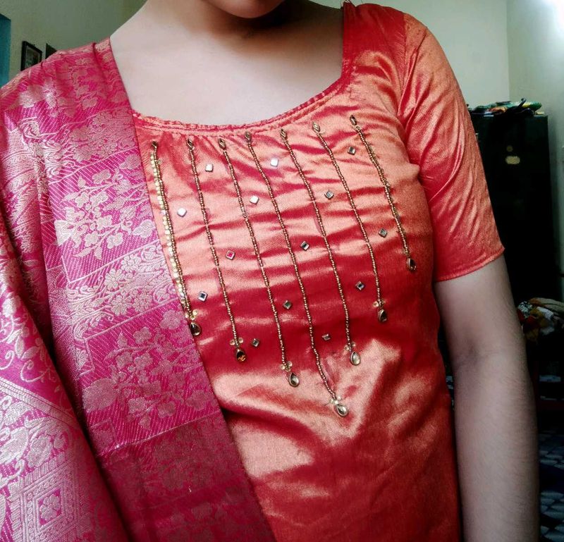 New Silk Kurta Set