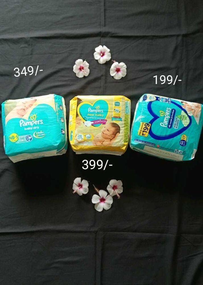 Pampers new Baby Diapers 3 Pack