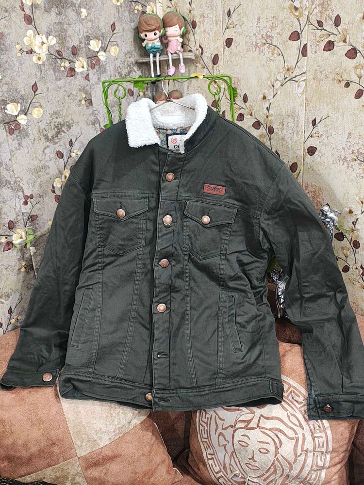 Men Warm Fur Jacket