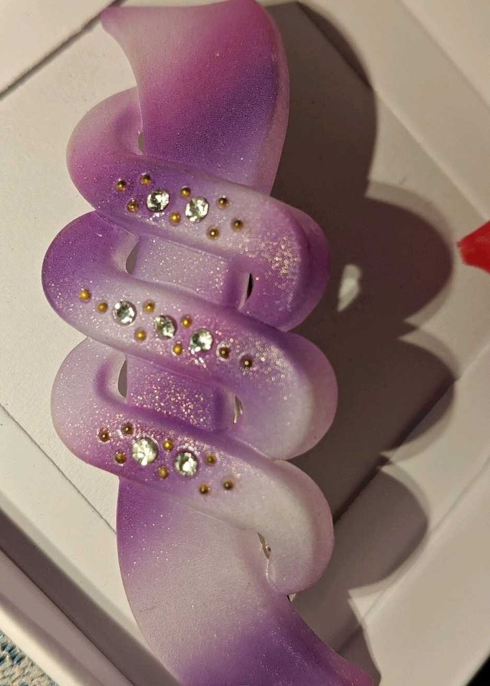 Stylish Purple Hair Clip