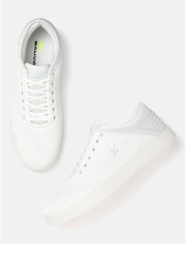HRX by Hrithik Roshan Men White Woven DesignSneake