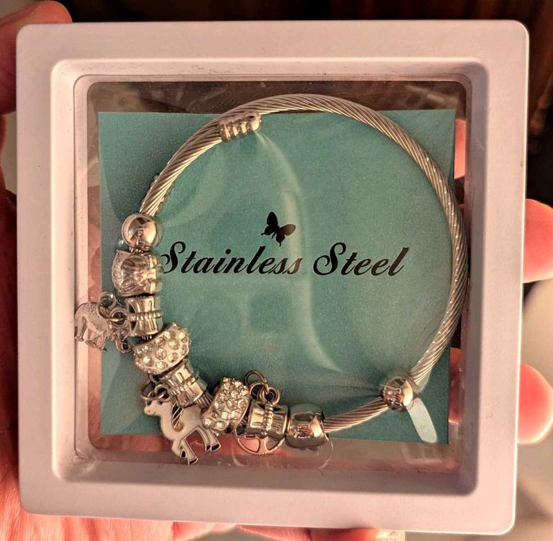Charm Bracelet - Stainless Steel