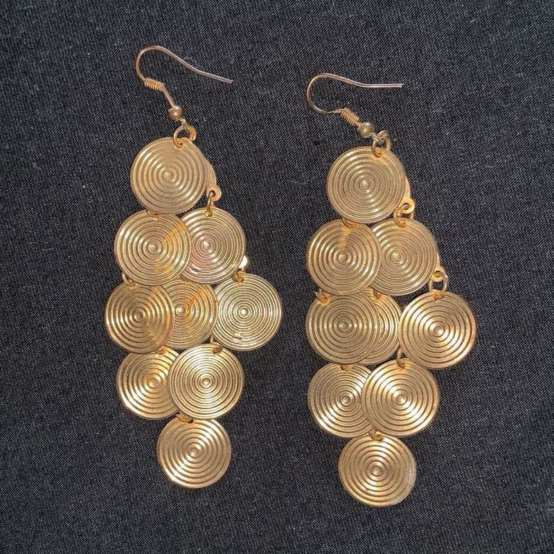 Feather Dangle Earrings