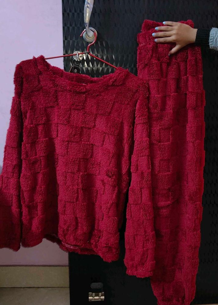 Red Co Ord Set