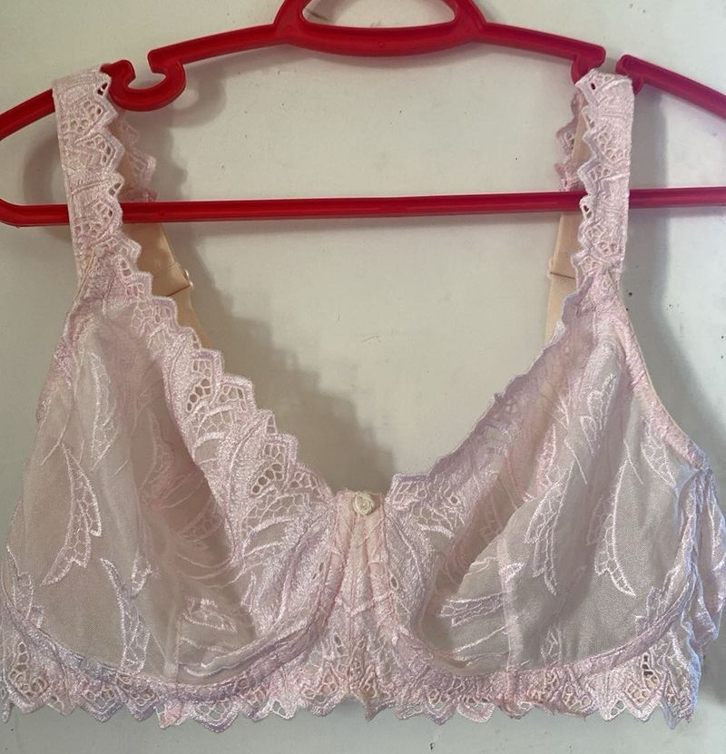 Bali 36 DD Lace pink colour Bra