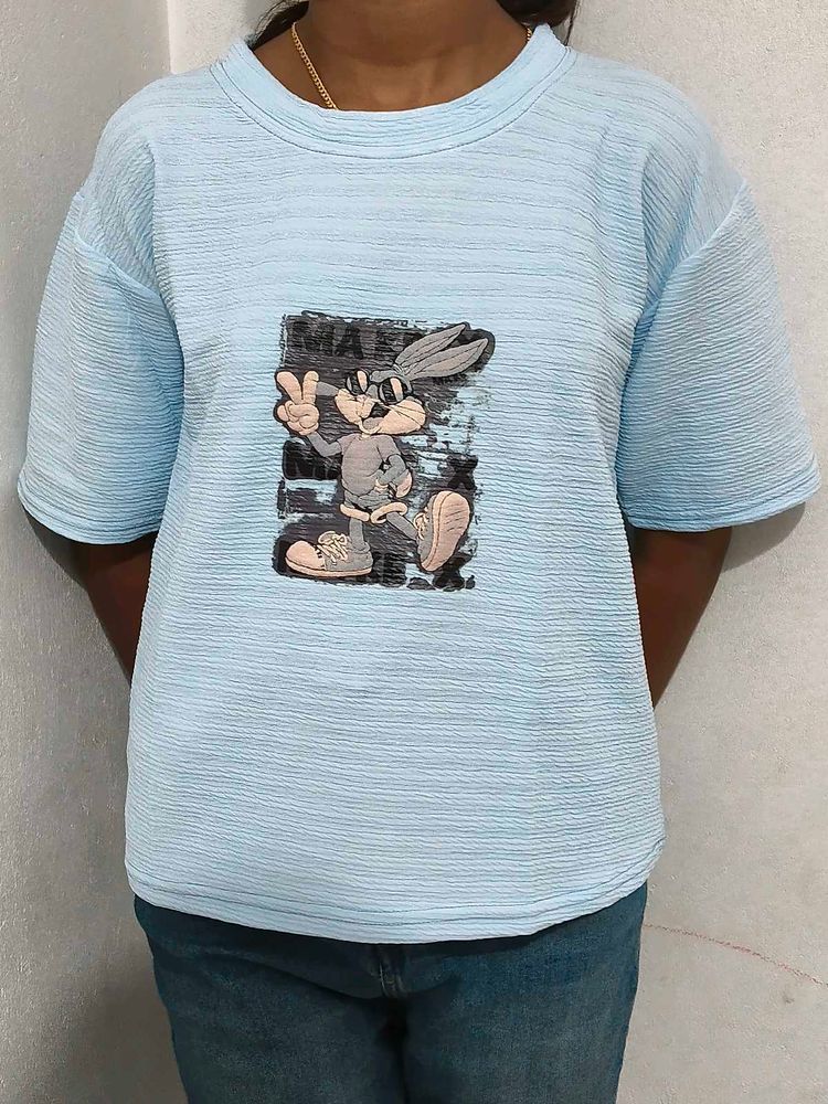 Cartoon Print T-Shirt