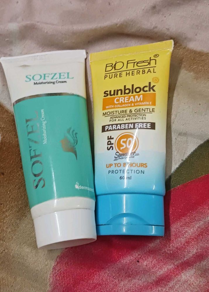 Sunblock And Moisturizer