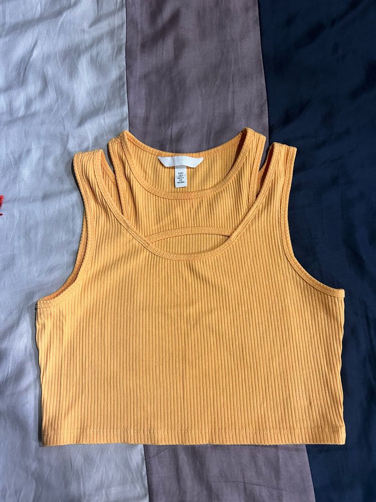 Orange Crop Top