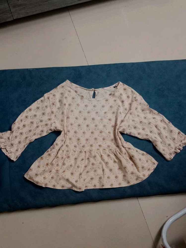 Floral Print Crop Top