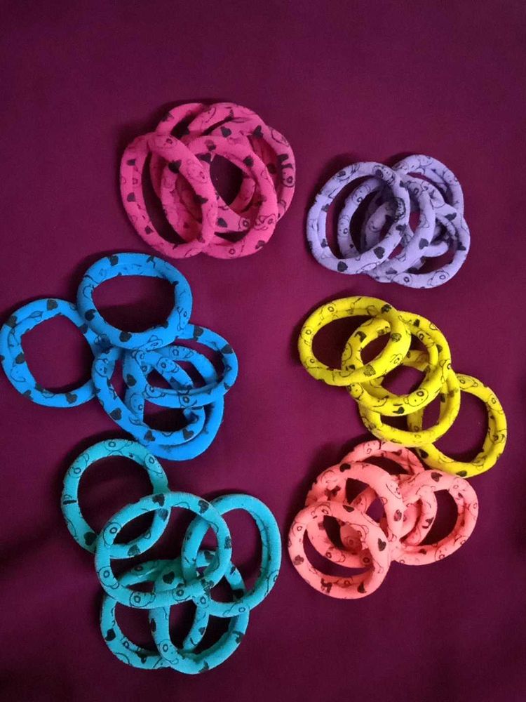 Hair Bands Set Of 30