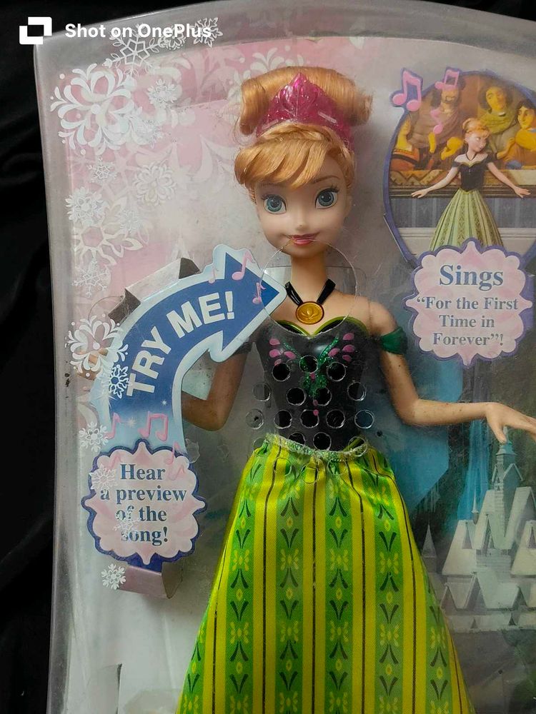 Disney Frozen Anna Singing Doll NIB