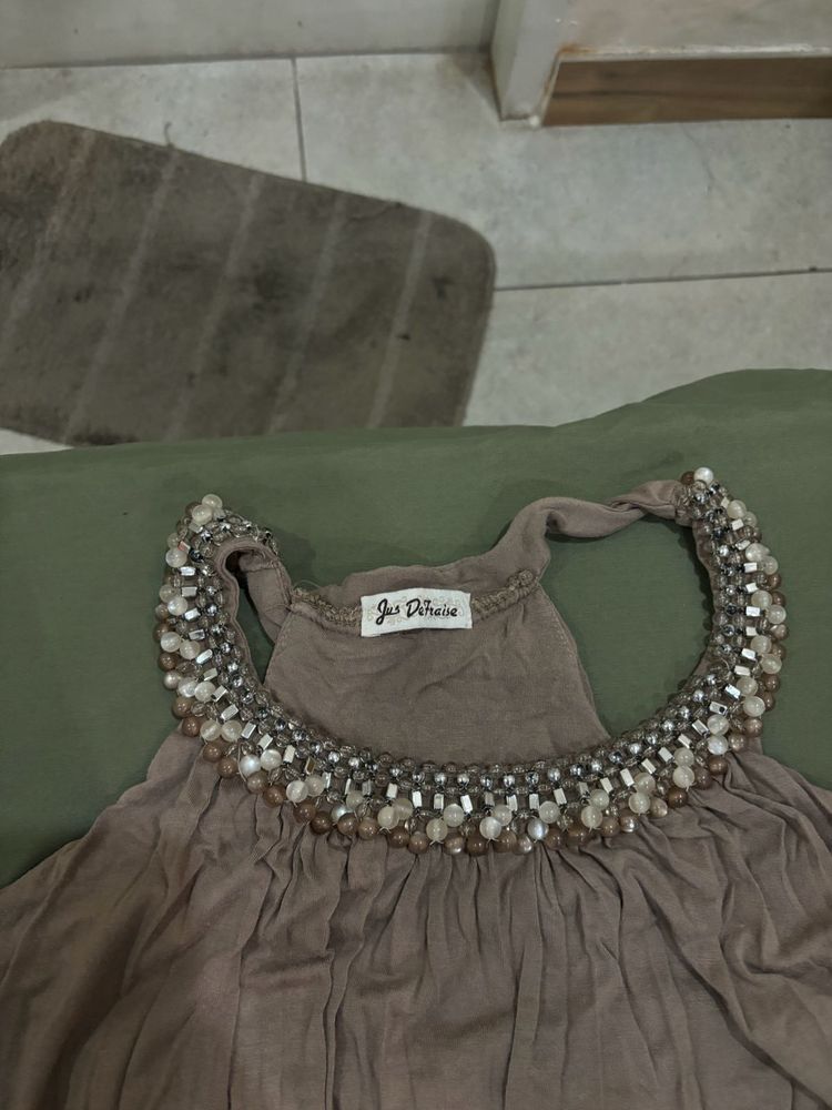 khakhi casual night dress