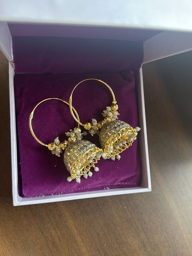 Jhumka Hoop Earrings