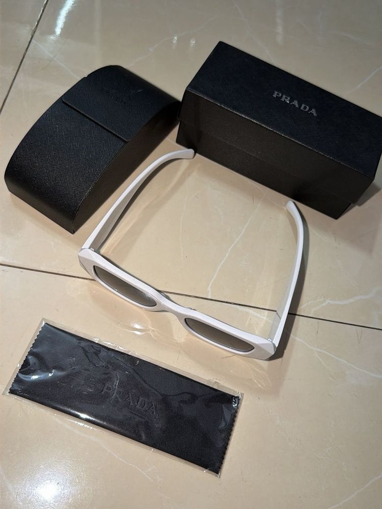 Prada White Sunglasses
