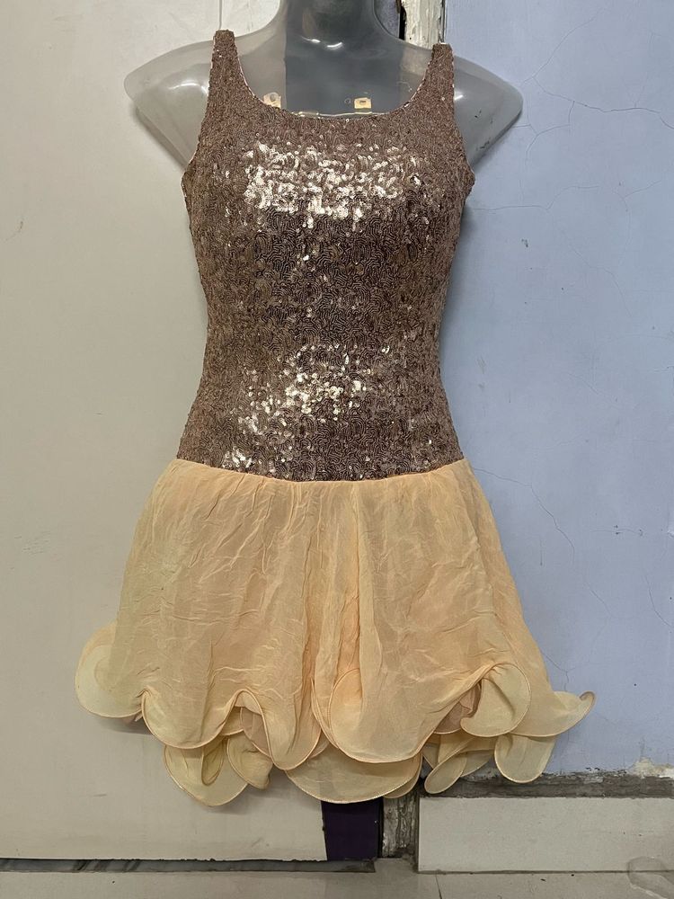Pintrest padded flared Sparkly Party Dress