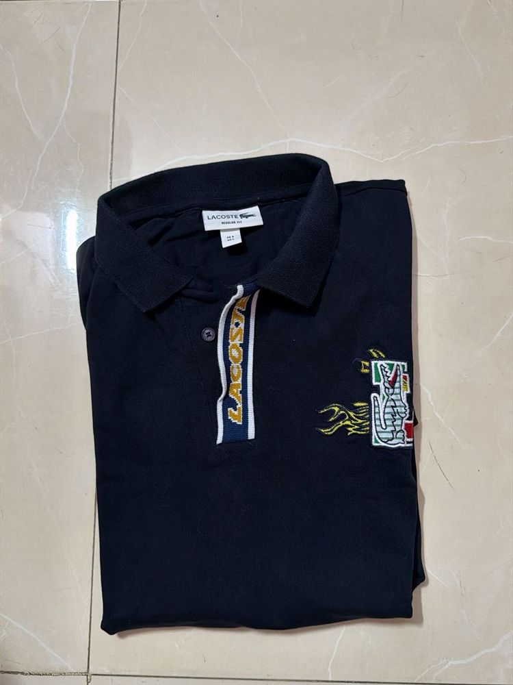 Men’s Lacoste Navy Blue Polo Shirt L size