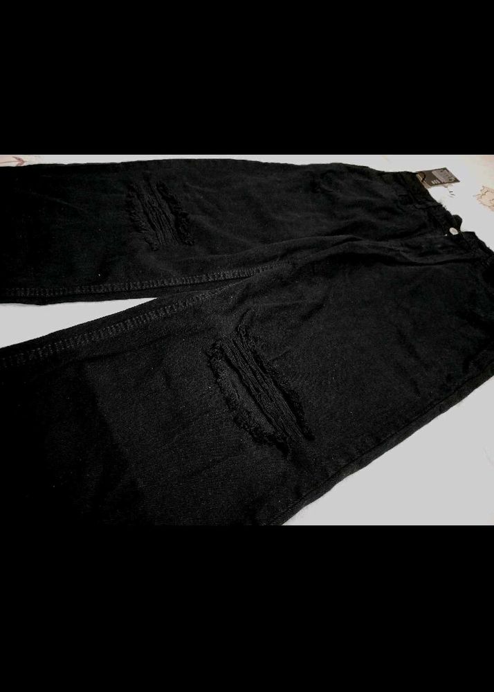 Rugged Black Jeans🖤