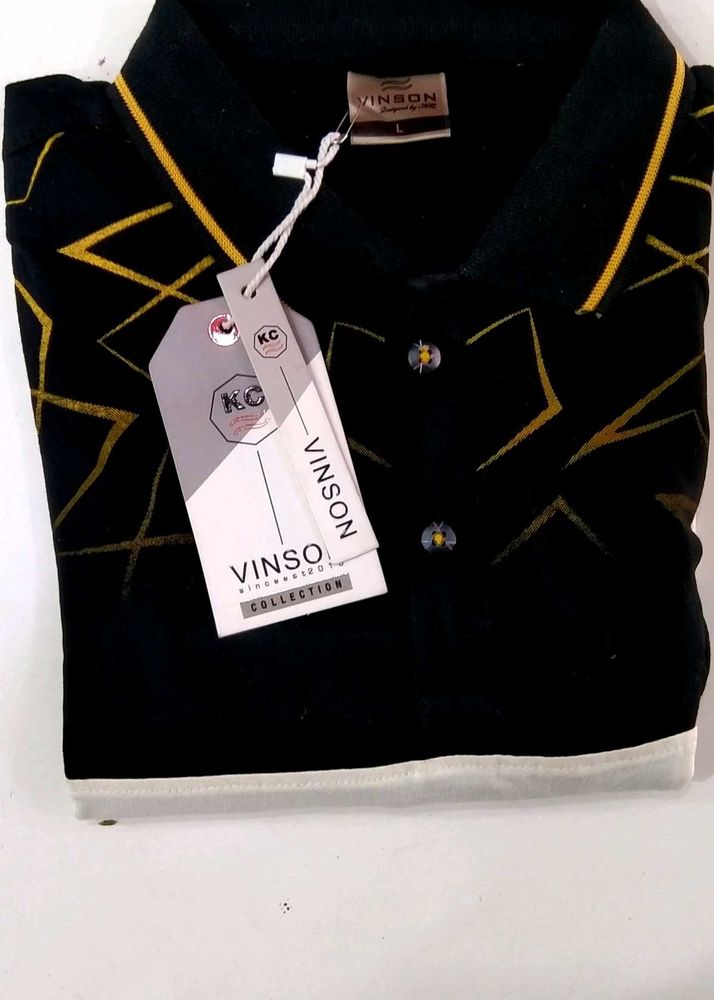 Stylish Black Patterned Shirt